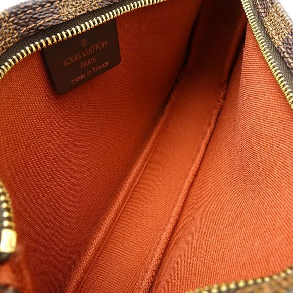 Louis Vuitton Damier Navona Ebene Accessory Pouch Brown - Picture 7 of 7